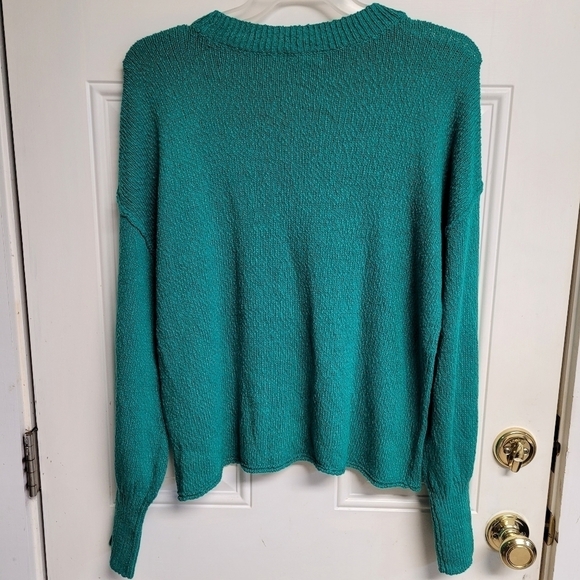 Abound Green Drop Shoulder Knit Sweater Top - Picture 3 of 11